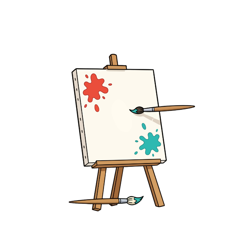 Melissa & Doug Deluxe Tabletop Easel 42 Pieces